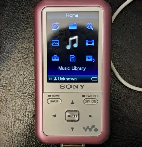 Nwz-s616fpmc Sony Walkman Pink Mp3 Digital Media Player Fm Tuner Usb 4gb Nwz-s616f Rare