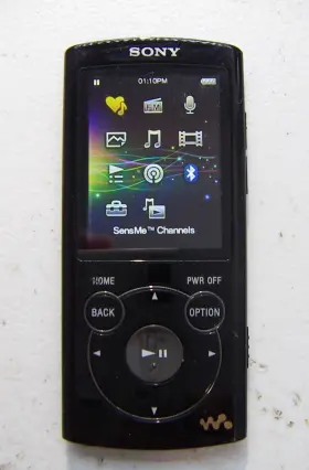 Nwz-s765 Sony Walkman 16gb Digital Media Mp3 Player With Bluetooth Black. Works