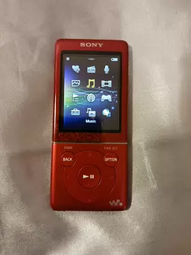 Nwze473red Sony Walkman Nwz-e473 Red 4 Gb Digital Media Player