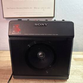 Sony Tcm-1390 Cassette Recorder Portable Voice Audio With Public Great