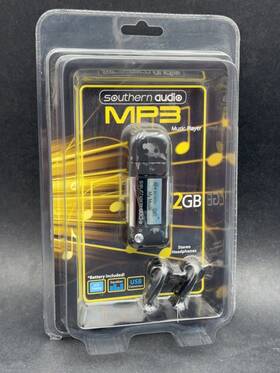 Southern Telecom Mp212-2 Mp3 Player 2gb Bundle With Headphones Battery Usb Lcd Display Audio New
