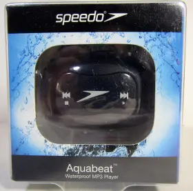 Speedo 011528498897 Aquabeat 1gb Waterproof Mp3 Player Black