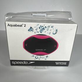 Speedo 712511262766 Aquabeat 2 Waterproof Mp3 Player Pink 4 Gb - New Sealed