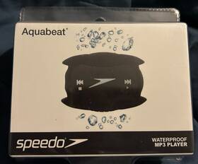 Speedo 712511263282 Aquabeat 1gb Waterproof Mp3 Player New Black