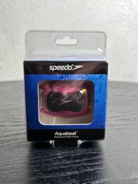 Speedo Aquabeat1gbblk Aquabeat Waterproof Mp3 Player 1gb Pink Brand New Sealed