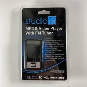 Studio 400080680510 Mp3 And Video Player With Fm Tuner