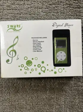 Fmp-102 Swari Digital Player Model 1gb Green New Vintage