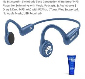 Swimbuds B09jtwv468 Bone Conduction Wearable Music Player - Mp3