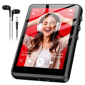 Swofy Sf-m4us-128gb-na2 128gb Mp3 Player With Bluetooth 5.4 Music 2.4 Inch Touch Screen Por