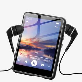 Swofy Sf-usm4-128gb/b 128gb Mp3 Player With Bluetooth 5.3 Black M4 Music 2.4 Inch Touch Sc