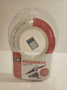 Smp1012 Sylvania 1gb Compact Mp3 Player - Silver Factory Sealed New
