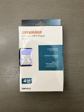 Sylvania Smp4016 Compact Mp3 Player By 4 Gb