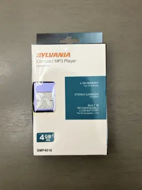 Smp4016 Sylvania Compact Mp3 Player By 4 Gb