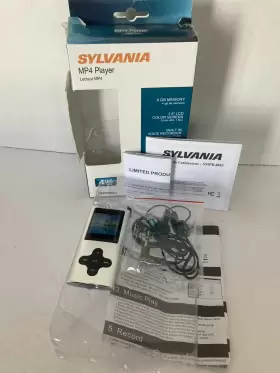 Smpk4083 Sylvania 4gb Mp4 Player 1.5 Inch Lcd Screen Voice Recorder