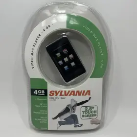 Smpk8854 Sylvania 4 Gb Video Mp3 Player 2.8 Inch Touch Screen Voice Recorder New And Sealed