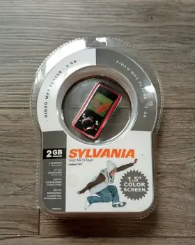 Smpk8854b Sylvania 2 Gb Video Mp3 Player 1.5 Inch Touch Screen Voice Recorder New Sealed
