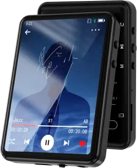 Tengsen 726084612259 Mp3 Player With Bluetooth 5.3 Portable Music Speaker Fm Radio E-bo