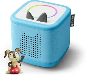 Tonies 705353113598 Toniebox 2 Audio Player Starter Set For Kids 1 With Playtime Puppy - Sky Blue