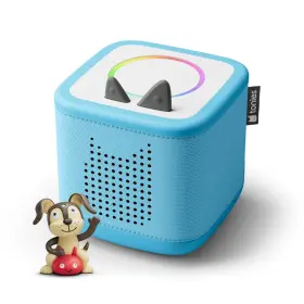 Tonies 840147443380 Toniebox 2 Audio Player Starter Set For Kids 1 With Playtime Puppy - Sky Blue