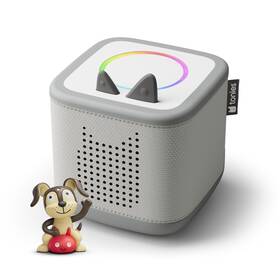 Tonies B0fj313vdr Toniebox 2 Audio Player Starter Set For Kids 1 With Playtime Puppy - Moon Gray