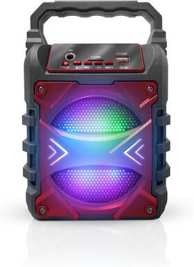 Toptech Jet4-tws-pulse-dc0b2b32ac Top Tech Jet-4 Portable Bluetooth Speaker 400w Power 4-inch Woofer Red
