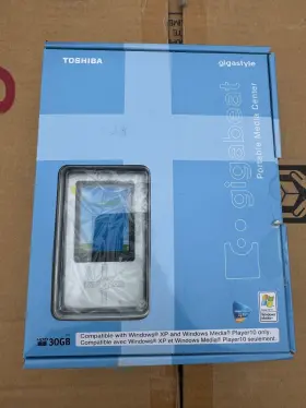 Mes30vw Toshiba Gigabeat 30gb Portable Media Center Piano White Open Box