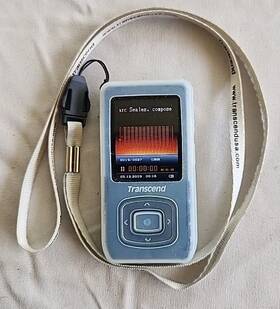 Transcend Mp850 Rare Mp3 Player 8gb No Cord. Tested. Works. Great Condition
