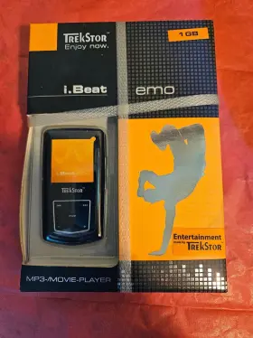 Drm9 Trekstor 735854764531 Ibeat Mp3 Movie Player Emo 1gb Wma Compatible Wav New Sealed