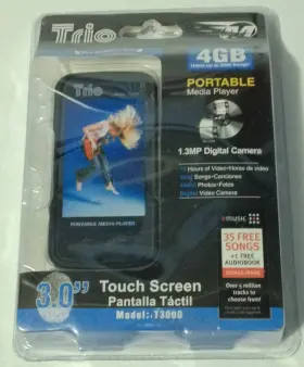 Trio-t3000 Trio 4 Gb 3.0-inch Touch Screen Media Player
