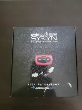 Sy8-02 Underwater Audio Syryn Swimbuds Sport Mp3 8gb Bundle Headphones. Tested Working