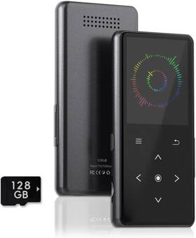Vaktare Gud 445007729715 128gb Mp3 Player With Bluetooth Portable Music Built-in Speaker En