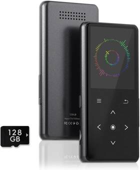 Vaktare Gud 445046769758 128gb Mp3 Player With Bluetooth Portable Music Built-in Speaker En