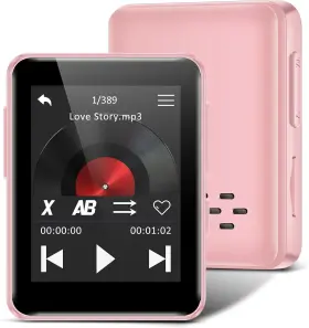 Vansing 445037861812 32gb Mp3 Player For Kids Bluetooth Music With Speaker Fm Radio Voice
