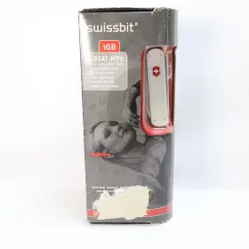53191 Victorinox Rare Retired Swissbit Mp3 Player 1gb Box S. Beat Bundle Package