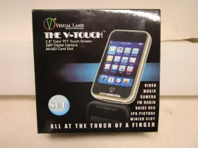 Vl-875-8gb Visual-land 828063387506 V-touch 2.8 Inch Black 8gb Mp3 Player Nos