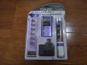 Visual Land Vl-567k-c-4gb-prp Daze 4gb 3-in-1 Combo Mp3 Video Player Bundle In-ear Headphones