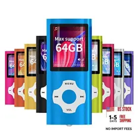 Weisa 639510779061 Mp3/mp4 Portable Player 1.8 Inch Lcd Screen And Card Slot Max Support Darkblue