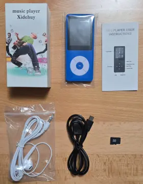 Xidehuy 629090253433 Mp3 Player With 32gb Tf Card Built-in Hd Speaker Portable Hifi Music W