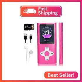 Xidehuy 629090254164 Mp3 Player Music With A 16 Gb Memory Card Portable Digital Player/v