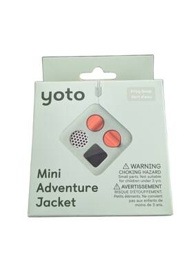 Yoto 060924430937 Z2n Mini Adventure Jacket In Frog Soup Green With Matching Wrist Lanyard