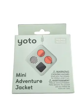 Yoto 060924430937 Z2n Mini Adventure Jacket In Frog Soup Green With Matching Wrist Lanyard