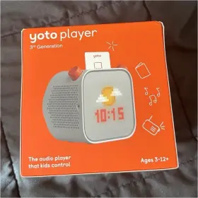 3vc2925p309120-a Yoto Player 3rd Gen Kids Audio 16gb Gray Bluetooth Wi-fi 24hr