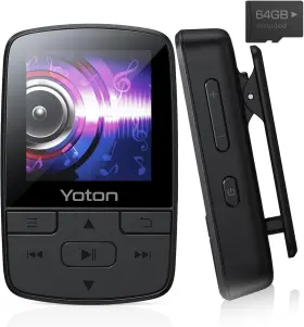 Yoton 445039873875 Mp3 Player With Bluetooth 5.2 64gb Hifi-music