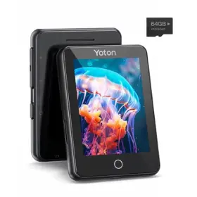 Yoton 850048157996 Mp3 Player 80gb With Bluetooth 5.2 2.4 In Full Touch Screen Digital Lossles