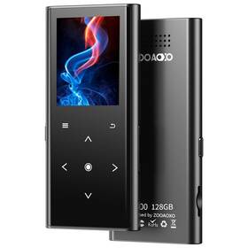 Zooaoxo M600-128g 128gb Mp3 Player Bluetooth 5.2 Fm Radio Voice Recorder Mini Design