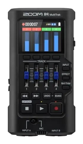 Zoom 884354029289 R4 Multitrak Sd Recorder And Usb Audio Interface
