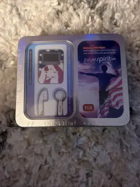Zvue 880660309060 Spirit Mp3 Player Complete Rare New Set Usa Sealed Brand