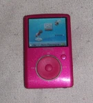 Sandisk Sansa Fuze (4GB) Digital Media MP3 Player Pink. Works Great, Good Cond. Used. Price: $42.95.