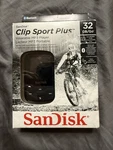 Sandisk Clip Sport Plus Bluetooth 32GB MP3 Player Used. Price: $200.00.