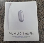 Plaud PN0200 Notepin Ai Voice/audio Recorder 64GB Lunar Silver NP-64G-SI-1 New. Price: $159.95.